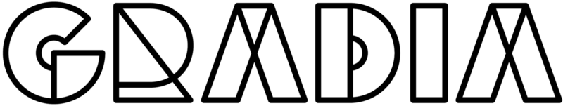Gradia logo.