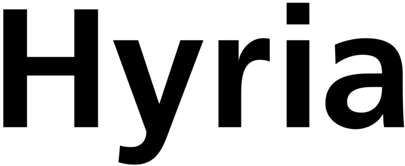 Hyria logo.
